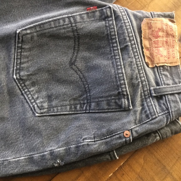 Vintage 80’s black 501 Levi button up fly … - Picture 6 of 8
